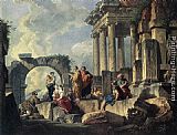 Giovanni Paolo Pannini Apostle Paul Preaching on the Ruins painting
